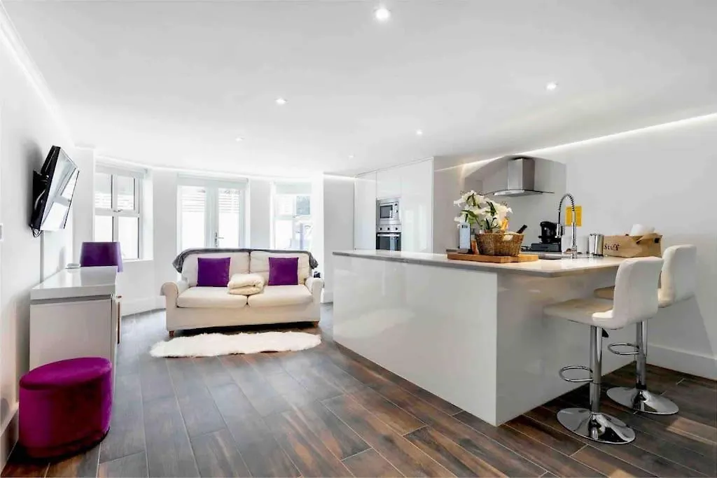 Luxury 1 Bed Apartment With Private Terrace & Parking - Heart Of Wanstead Village London